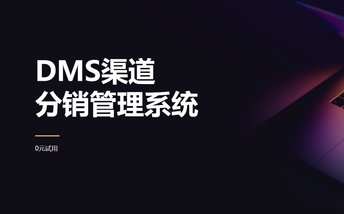 DMS渠道分销管理系统