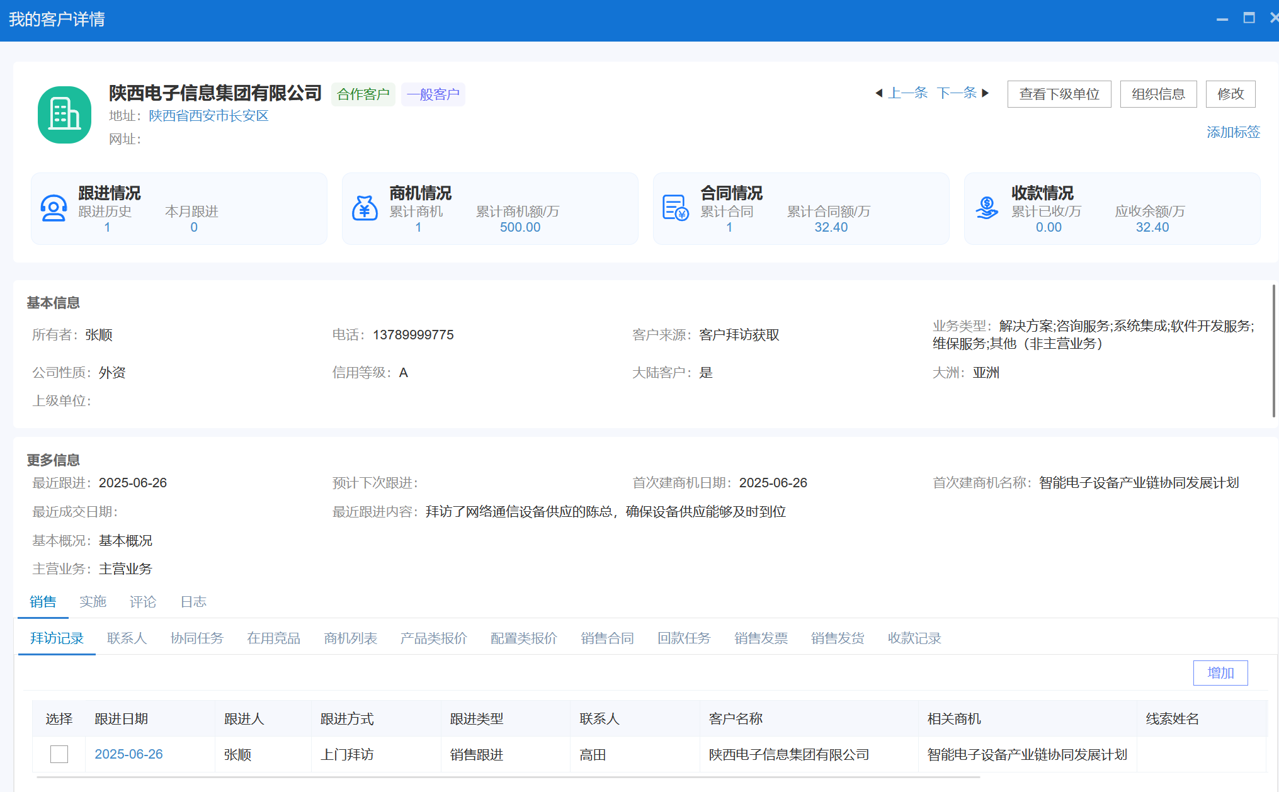 雷达工业crm