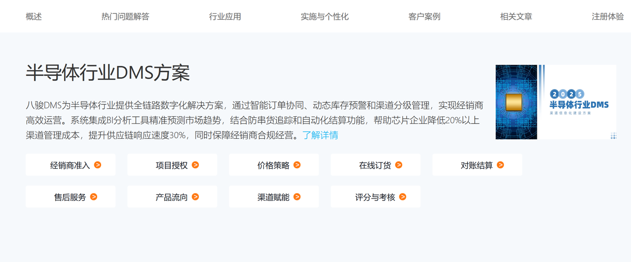 半导体行业DMS
